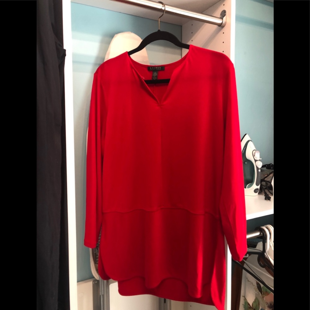 Ralph Lauren red tunic